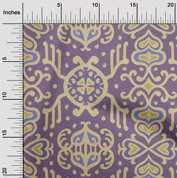 oneOone Хлопковая гибкая пыльно-фиолетовая ткань, блок для шитья, поделки, принты на ткани в ярдах, 40 дюймов 42 Inch Wide - Viscose Chiffon синий