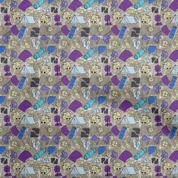 OneOone Хлопковая гибкая пыльно-серая ткань для путешествий, шитья, поделок, принты на ткани в ярдах, 40 дюймов 42 Inch Wide - Viscose Chiffon коричневый