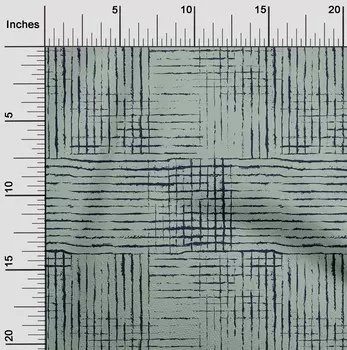 OneOone Хлопковая гибкая пыльно-зеленая ткань с геометрическим рисунком абстрактная ткань для шитья ткань для рукоделия с принтом в ярдах 40 дюймов 42 Inch Wide - Viscose Chiffon серый