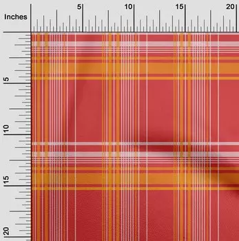 OneOone Хлопковая гибкая ярко-красная ткань Мадрас в клетку Швейные ремесленные проекты Тканевые принты в ярдах 40 дюймов 42 Inch Wide - Viscose Chiffon чёрный