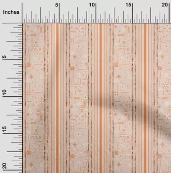 oneOone Хлопковая гибкая розовая ткань Mandys с этническим геометрическим рисунком, принадлежности для шитья с принтом, ткань для шитья во дворе, 40 дюймов 42 Inch Wide - Viscose Chiffon синий