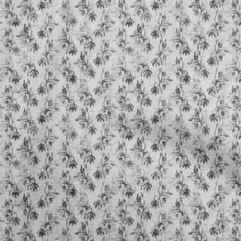 OneOone хлопковая гибкая серая ткань, азиатский батик, мотив листьев, швейная ткань во дворе с принтом, принадлежности для шитья одежды своими руками, 40 дюймов 42 Inch Wide - Viscose Chiffon коричневый