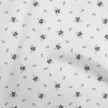 oneOone Хлопковая гибкая серая ткань Художественное красочное платье Материал Ткань с принтом Ткань в ярдах 40 дюймов 42 Inch Wide - Viscose Chiffon серый