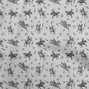 OneOone хлопковая гибкая серая ткань ковбойская швейная ткань во дворе с принтом, принадлежности для шитья одежды своими руками, 40 дюймов 42 Inch Wide - Viscose Chiffon коричневый