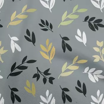 OneOone Хлопковая гибкая серая ткань с цветочным принтом, принадлежности для квилтинга, швейная ткань с принтом в ярдах, 40 дюймов 42 Inch Wide - Viscose Chiffon зелёный