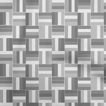 OneOone Хлопковая гибкая серая ткань с геометрическими жирными линиями. Швейные поделки. Тканевые принты в ярдах, 40 дюймов. 42 Inch Wide - Viscose Chiffon коричневый