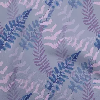 OneOone Хлопковая гибкая синевато-фиолетовая ткань, материал платья для подводной жизни океана, ткань с принтом, ткань в ярдах, 40 дюймов 42 Inch Wide - Viscose Chiffon аметист