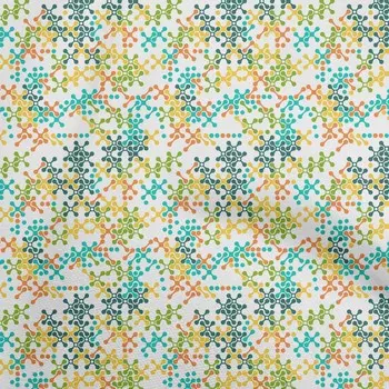 oneOone хлопковая гибкая синяя ткань, абстрактная швейная ткань на ярде с принтом, сделай сам, одежда, швейные принадлежности, 40 дюймов 42 Inch Wide - Viscose Chiffon синий