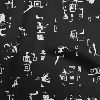 oneOone Хлопковая гибкая синяя ткань Абстрактное платье Материал Ткань Ткань с принтом в ярдах 40 дюймов 42 Inch Wide - Viscose Chiffon синий