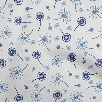 oneOone Хлопковая гибкая синяя ткань Азиатские цветочные ремесленные проекты Декор Ткань с принтом в ярдах 40 дюймов 42 Inch Wide - Viscose Chiffon чёрный