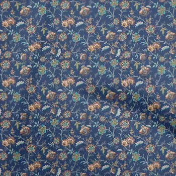 OneOone Хлопковая гибкая синяя ткань Азиатский сюзане Швейный материал Ткань с принтом в ярдах 40 дюймов 42 Inch Wide - Viscose Chiffon чёрный