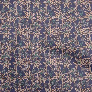 oneOone Хлопковая гибкая синяя ткань Дамасское платье Материал Ткань Ткань с принтом в ярдах 40 дюймов 42 Inch Wide - Viscose Chiffon светло-розовый