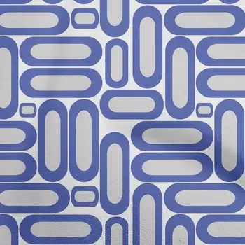 oneOone Хлопковая гибкая синяя ткань Геометрические ремесленные проекты Декор Ткань, напечатанная в ярдах, 40 дюймов 42 Inch Wide - Viscose Chiffon синий