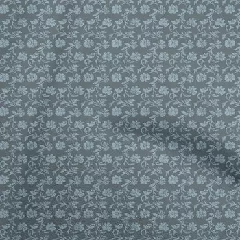 OneOone Хлопковая гибкая синяя ткань с текстурой и цветочным шитьем, принадлежности для шитья с принтом, ткань во дворе, 40 дюймов 42 Inch Wide - Viscose Chiffon зелёный