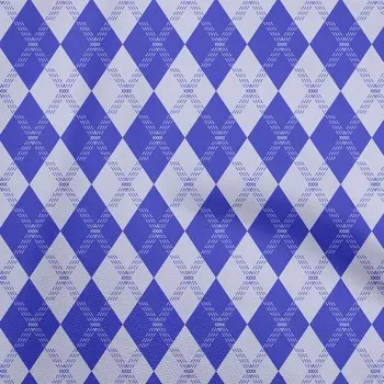 OneOone Хлопковая гибкая синяя ткань в клетку для шитья Argyle, ткань для шитья одежды своими руками с принтом во дворе, 40 дюймов 42 Inch Wide - Viscose Chiffon чёрный