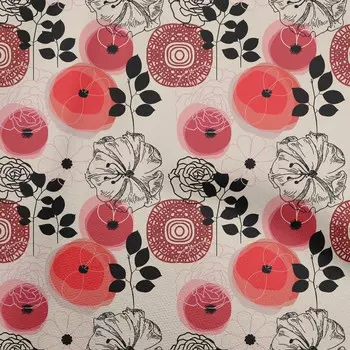 OneOone Хлопковая гибкая светло-бежевая ткань акварельная швейная ткань с цветочным принтом во дворе с принтом «сделай сам» принадлежности для шитья одежды 40 дюймов 42 Inch Wide - Viscose Chiffon светло-зеленый