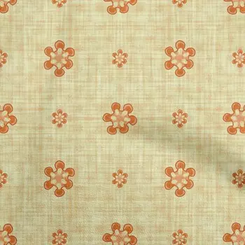 OneOone Хлопковая гибкая светло-коричневая ткань для шитья с цветочным принтом во дворе с принтом, принадлежности для шитья одежды своими руками, 40 дюймов 42 Inch Wide - Viscose Chiffon темный оливковый зеленый