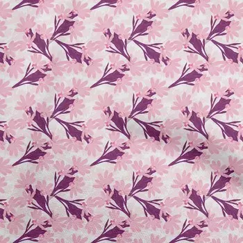 oneOone Хлопковая гибкая светло-розовая ткань с цветочным рисунком Материал платья Ткань с принтом Ткань в ярдах 40 дюймов 42 Inch Wide - Viscose Chiffon светло-синий