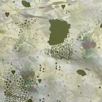 OneOone Хлопковая гибкая светло-зеленая ткань абстрактно-абстрактная пастельная ткань для шитья ткань для рукоделия с принтом в ярдах 40 дюймов 42 Inch Wide - Viscose Chiffon аквамарин