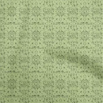 OneOone Хлопковая гибкая светло-зеленая ткань Aian Batik Швейные ремесленные проекты Тканевые принты в ярдах 40 дюймов 42 Inch Wide - Viscose Chiffon светло-зеленый