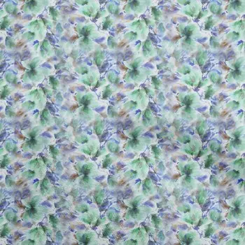 oneOone хлопковая гибкая светло-зеленая ткань акварельная цветочная швейная ткань во дворе с принтом Diy одежда швейные принадлежности 40 дюймов 42 Inch Wide - Viscose Chiffon серый