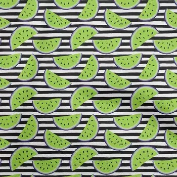 OneOone Хлопковая гибкая светло-зеленая ткань Арбузная ткань для шитья Ткань для рукоделия с принтом в ярдах 40 дюймов 42 Inch Wide - Viscose Chiffon розовый