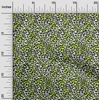 oneOone Хлопковая гибкая светло-зеленая ткань из кожи животного Материал платья Ткань с принтом Ткань в ярдах 40 дюймов 42 Inch Wide - Viscose Chiffon фиолетовый