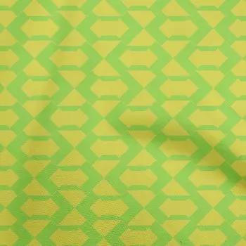 OneOone Хлопковая гибкая светло-зеленая ткань с геометрическим рисунком для поделок, декоративная ткань с принтом во дворе, 40 дюймов 42 Inch Wide - Viscose Chiffon светло-зеленый