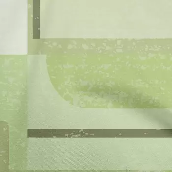 OneOone Хлопковая гибкая светло-зеленая ткань с геометрическим рисунком и абстрактными случайными формами, одежда своими руками, стеганая ткань с принтом, ткань в ярдах, 40 дюймов 42 Inch Wide - Viscose Chiffon средний синий