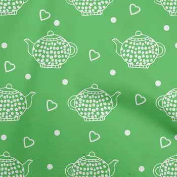 OneOone хлопковая гибкая светло-зеленая ткань, ткань для шитья чайника, ткань во дворе с принтом, принадлежности для шитья одежды своими руками, 40 дюймов 42 Inch Wide - Viscose Chiffon зеленый лайм