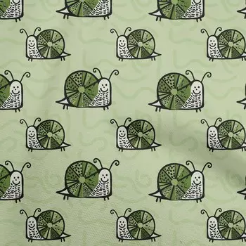 oneOone Хлопковая гибкая светло-зеленая ткань венок с индивидуальным именем Материал платья Ткань с принтом Ткань в ярдах 40 дюймов 42 Inch Wide - Viscose Chiffon светло-зеленый