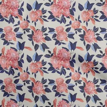 OneOone Хлопковая гибкая темно-бежевая ткань для шитья с цветочным принтом во дворе с принтом, принадлежности для шитья одежды своими руками, 40 дюймов 42 Inch Wide - Viscose Chiffon бежевый