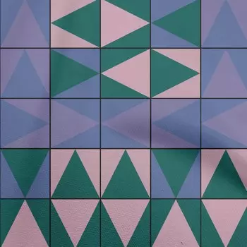 OneOone Хлопковая гибкая темно-бирюзовая синяя ткань Вышивание с геометрическим рисунком Ремесленные проекты Тканевые принты в ярдах 40 дюймов 42 Inch Wide - Viscose Chiffon коричневый