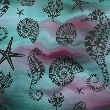 OneOone Хлопковая гибкая темно-бирюзовая синяя ткань, морской швейный материал, ткань с принтом в ярдах, 40 дюймов 42 Inch Wide - Viscose Chiffon малиновый