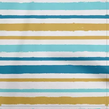 OneOone Хлопковая гибкая темно-бирюзовая синяя ткань в полоску для поделок, декоративная ткань с принтом во дворе, 40 дюймов 42 Inch Wide - Viscose Chiffon синий