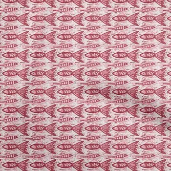 OneOone Хлопковая гибкая темно-персиковая ткань Азиатский блочный швейный материал Ткань с принтом в ярдах 40 дюймов 42 Inch Wide - Viscose Chiffon коричневый