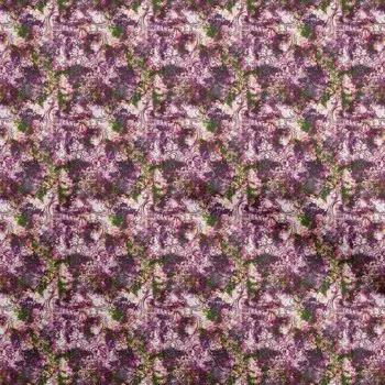 OneOone Хлопковая гибкая темно-пурпурная ткань с абстрактными декоративными цветочными ремесленными проектами, декоративная ткань с принтом во дворе, 40 дюймов 42 Inch Wide - Viscose Chiffon зелёный