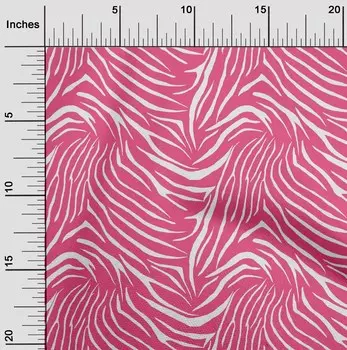 OneOone Хлопковая гибкая темно-розовая ткань шкуры животных ткань для шитья ткань для рукоделия с принтом в ярдах 40 дюймов 42 Inch Wide - Viscose Chiffon чёрный