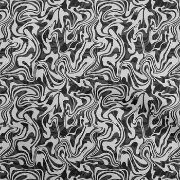 OneOone Хлопковая гибкая темно-серая ткань с абстрактным швейным материалом Ткань с принтом в ярдах 40 дюймов 42 Inch Wide - Viscose Chiffon темно-серого