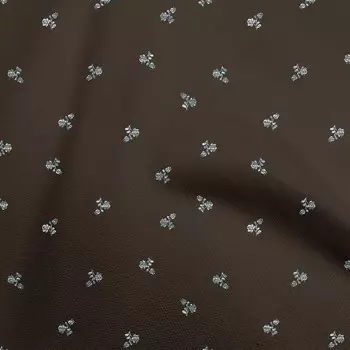 OneOone Хлопковая гибкая темно-серая ткань с цветочным принтом, декоративная ткань для поделок, ткань с принтом во дворе, 40 дюймов 42 Inch Wide - Viscose Chiffon тил зеленый