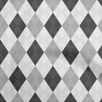 oneOone Хлопковая гибкая темно-серая ткань в клетку Аргайл, швейные поделки, принты на ткани в ярдах, 40 дюймов 42 Inch Wide - Viscose Chiffon синий