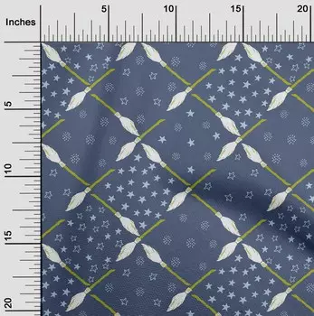 OneOone хлопковая гибкая темно-синяя ткань для шитья на Хэллоуин, ткань во дворе с принтом, принадлежности для шитья одежды своими руками, 40 дюймов 42 Inch Wide - Viscose Chiffon темно-синий