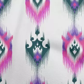 OneOone Хлопковая гибкая темно-зеленая ткань, азиатский икат, ремесленные проекты, декоративная ткань с принтом во дворе, 40 дюймов 42 Inch Wide - Viscose Chiffon темно-зеленого