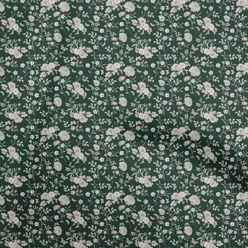 OneOone Хлопковая гибкая темно-зеленая ткань Ткань в стиле барокко для шитья Ткань для рукоделия с принтом в ярдах 40 дюймов 42 Inch Wide - Viscose Chiffon светло-зеленый