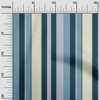 OneOone Хлопковая гибкая ткань Баядерка в полоску с принтом в ярдах 40 дюймов 42 Inch Wide - Viscose Chiffon темно-коричневого