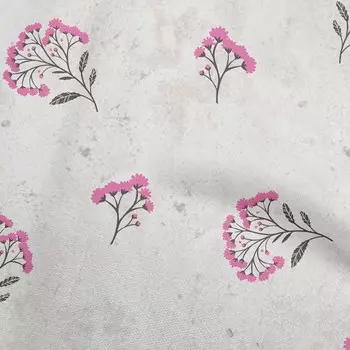 oneOone Хлопковая гибкая ткань цвета фуксии розового цвета с цветочным принтом и текстурой Материал платья Ткань с принтом Ткань в ярдах 40 дюймов 42 Inch Wide - Viscose Chiffon розовый