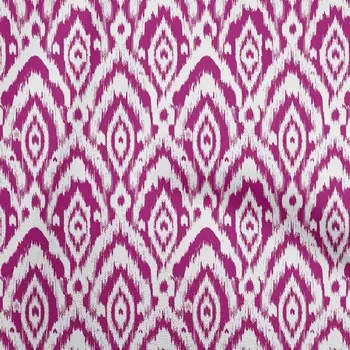 OneOone Хлопковая гибкая ткань цвета фуксии розового цвета икат, принадлежности для квилтинга, швейная ткань с принтом во дворе, 40 дюймов 42 Inch Wide - Viscose Chiffon аквамарин