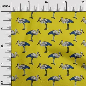 OneOone Хлопковая гибкая ткань Heron с блочным принтом, ширина 1 ярд, 40 дюймов 42 Inch - Viscose Chiffon чёрный