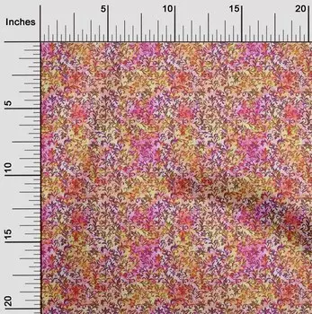 OneOone Хлопковая гибкая ткань персикового цвета, батик, одежда своими руками, стеганая ткань, ткань с принтом в ярдах, 40 дюймов 42 Inch Wide - Viscose Chiffon глубоко персикового