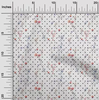 OneOone хлопковая гибкая ткань персикового цвета, ткань для шитья с цветочным принтом во дворе, принадлежности для шитья одежды своими руками, 40 дюймов 42 Inch Wide - Viscose Chiffon персиковый